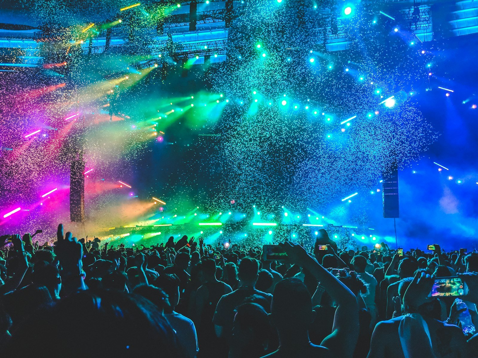 Artist performing live