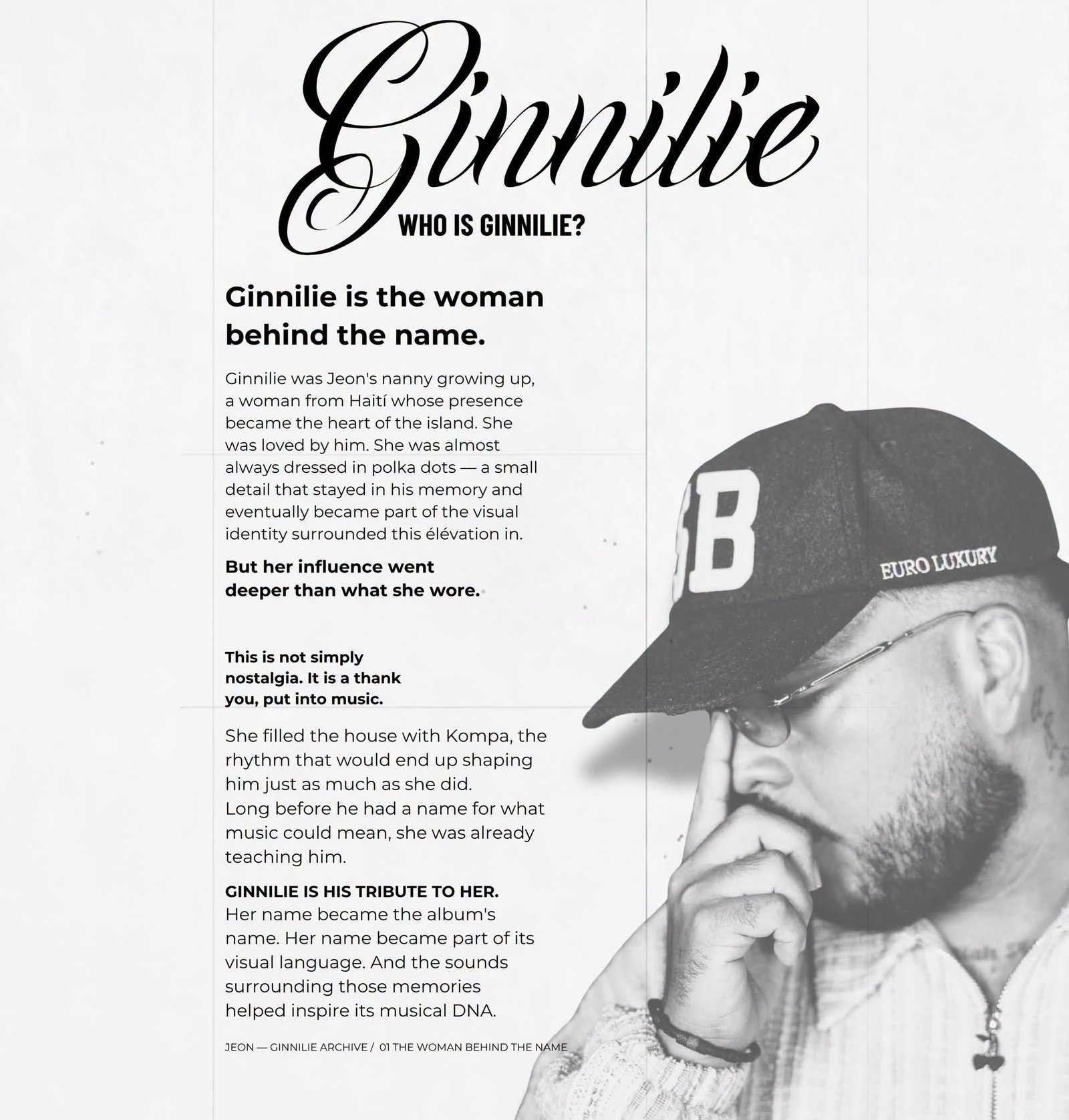 Jeon — GINNILIE album announcement